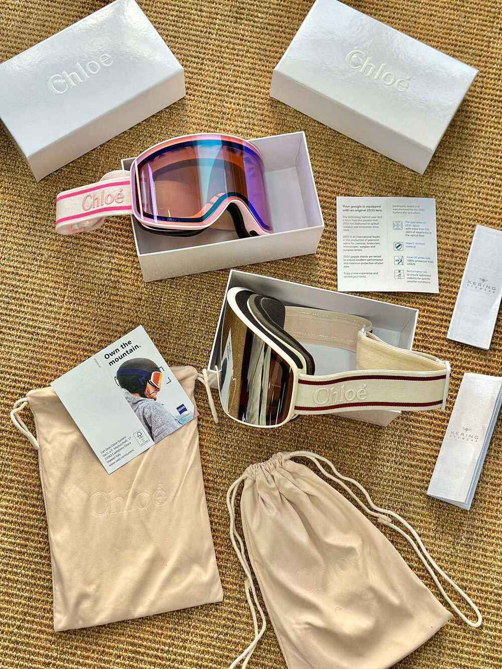 Chloé Luxury Snow Ski Goggles - Picture 2 of 8